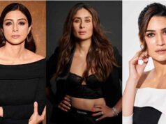 Tabu, Kareena, and Kriti will star in the comedy “The Crew,” which will be produced by Ektaa R Kapoor and Rhea Kapoor.