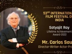 53rd IFFI: Spanish Film Director and writer Carlos Saura to be given Satyajit Ray Lifetime Achievement Award.