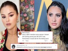As their fans engaged in a Twitter feud over a Taylor Swift statement, Selena Gomez was referred to as “ungrateful,” and Francia Raisa was referred to as “nasty b*tch.”