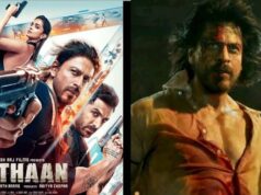 In the latest Pathaan poster, John Abraham, Deepika Padukone, and Shah Rukh Khan look like they mean business.