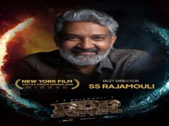 Rajamouli receives the New York Film Critics Circle’s Best Director award.