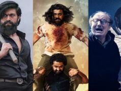 The top three Indian movies on IMDb in 2022 are RRR, The Kashmir Files, and KGF 2.