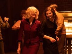 Stills from Eileen featuring Anne Hathaway and Thomasin McKenzie are out