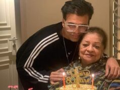 Karan Johar pens a heartfelt note for his mother as she turns 80